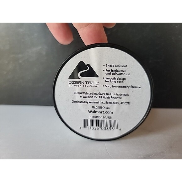 Ozark Trail Premium HD Monofilament Fishing Line 12 LB Test 1,192 Yards - Picture 2 of 10